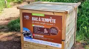 Un bac à tempête installé au Domaine de Bellevue à Marseillan