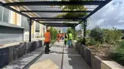 Un jardin paysager de 840 m² inauguré au Technicentre SNCF de Saintes