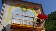 Une fresque végétale fleurit place d’Arboucies à Florac