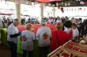 Vergt : 24e Fête de la fraise et des fleurs, une tarte géante à 26 quartiers