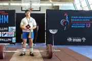 Vincent Gleize, champion interrégional d'haltérophilie à Marseille