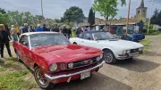 Voyage dans le temps avec voitures anciennes et motoculteurs à Nézignan