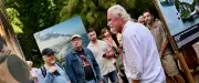Yann Arthus-Bertrand présente son exposition à la Bambouseraie