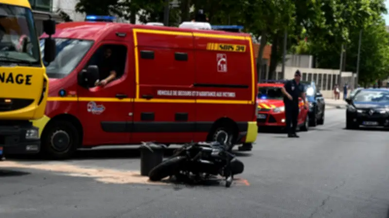Accident grave près de Montpellier : une motarde évacuée en urgence absolue