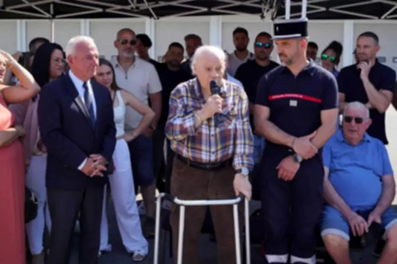 Antibes : hommage au lieutenant Fernand Delaygue, créateur des jeunes sapeurs-pompiers
