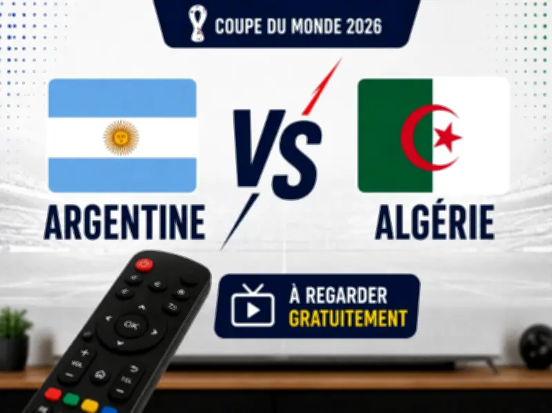 Argentine-Algérie : chaînes gratuites pour voir le match