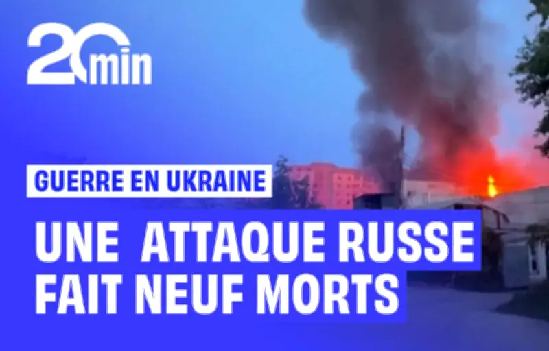 Attaque russe massive en Ukraine : neuf morts à Kiev