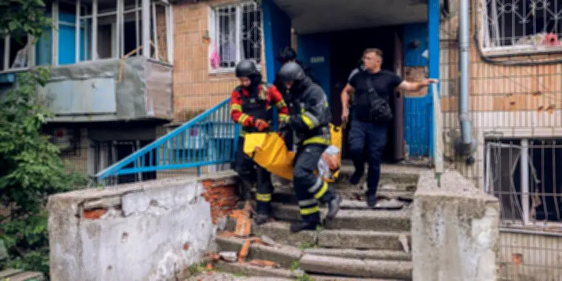 Attaque russe sur Kiev : deux blessés, frappes de drones et missiles