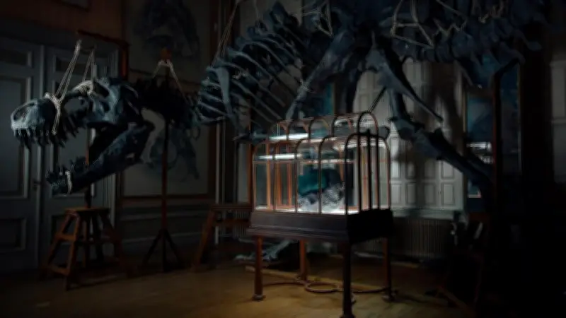 Aux enchères à Paris, le sac en cuir de T-Rex reste invendu