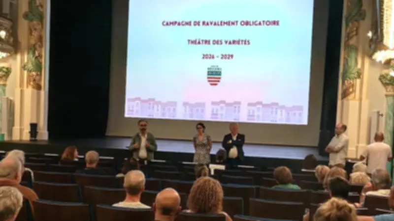 Béziers : ravalement obligatoire des façades autour du théâtre des Variétés