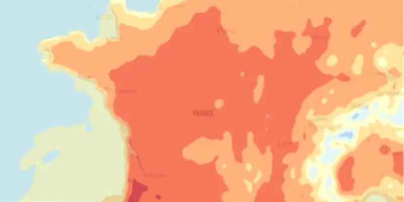 Canicule : visualisez l'évolution des températures en France