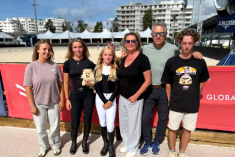 Charlotte et Lola Slosse, sœurs cavalières, brillent au Jumping de Cannes