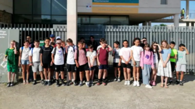 CM2 en immersion au collège Vallée-Verte à Vauvert