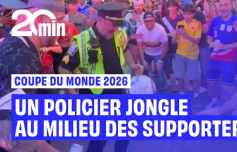 Coupe du monde 2026 : un policier américain jongle avec des supporters écossais