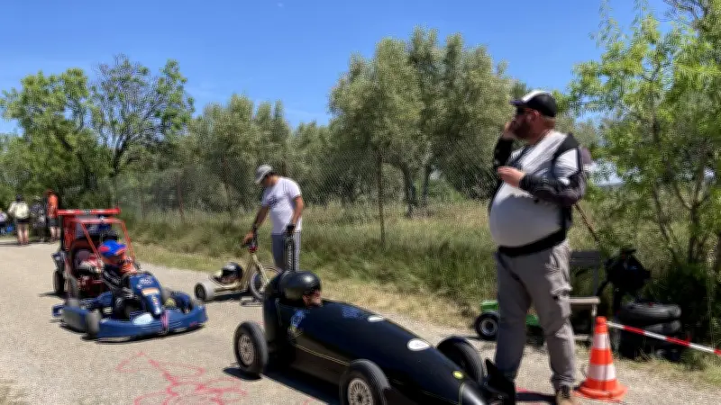 Course de caisses à savon à Arpaillargues : sensations fortes en descente