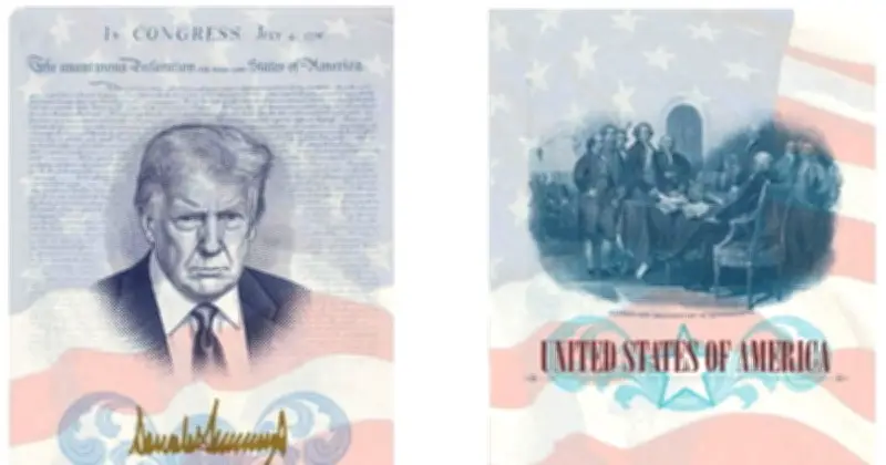 Donald Trump fait imprimer son portrait sur les passeports américains