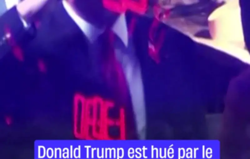 Donald Trump hué au Madison Square Garden lors du match NBA