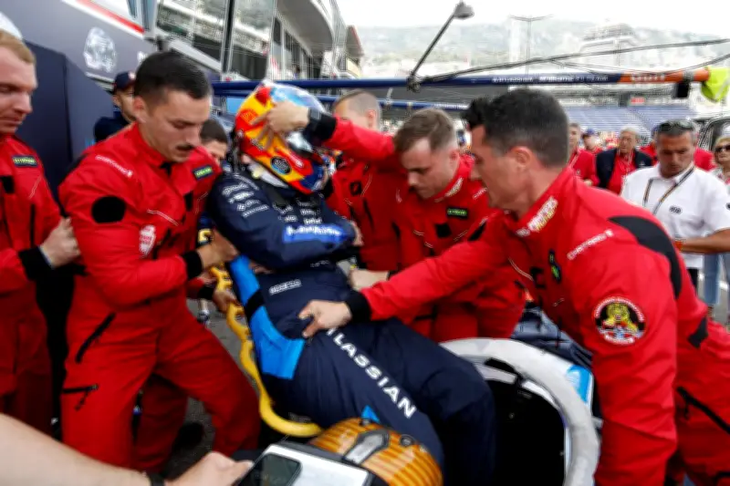 Exercice d'extraction F1 à Monaco : les pompiers brillent