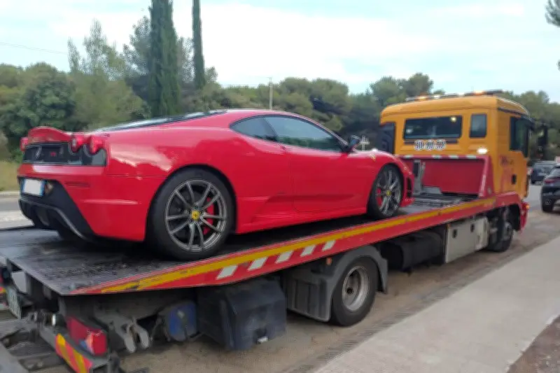 Ferrari flashée à 232 km/h près de Marseille : la route n'est pas un circuit