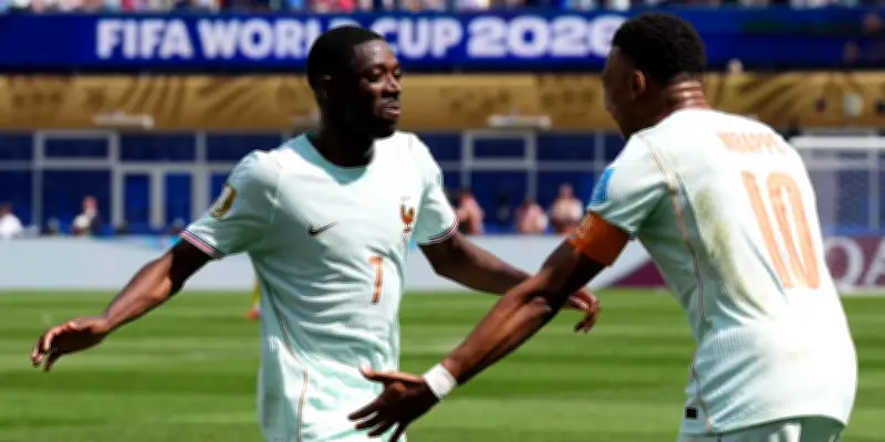 France-Norvège : Dembélé inscrit un triplé, les Bleus mènent