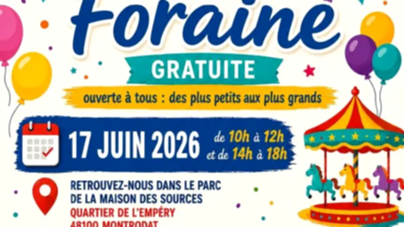 Fête foraine gratuite à Montrodat pour les 70 ans du Clos du Nid