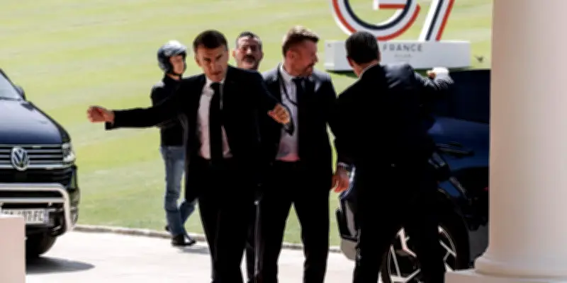 G7 à Évian : Macron sur droits de douane, Russie et pétrole