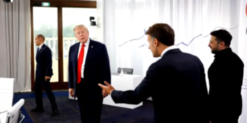 G7 à Évian : première réunion sécurité Ukraine et Europe avec Trump et Zelensky