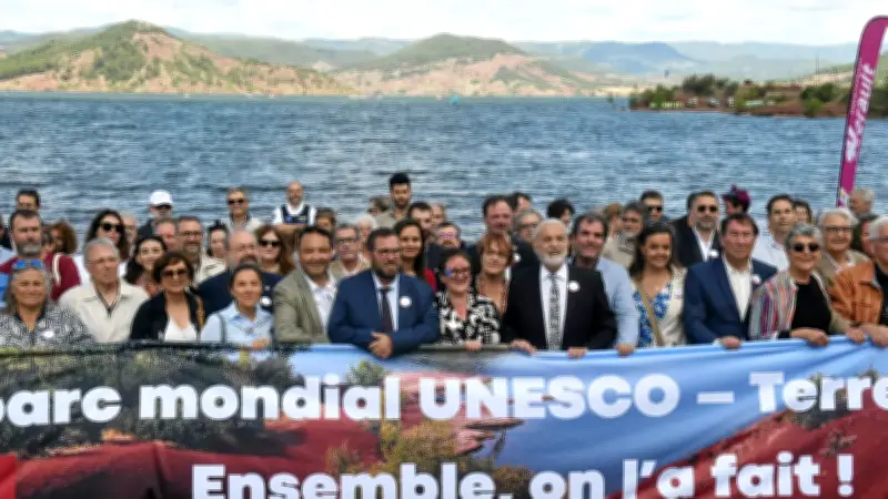 Géoparc Terres d'Hérault : la labellisation Unesco célébrée au Salagou
