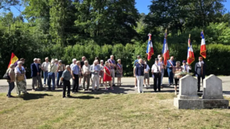 Hommage aux guérilleros espagnols à la plaine de l'Affenadou