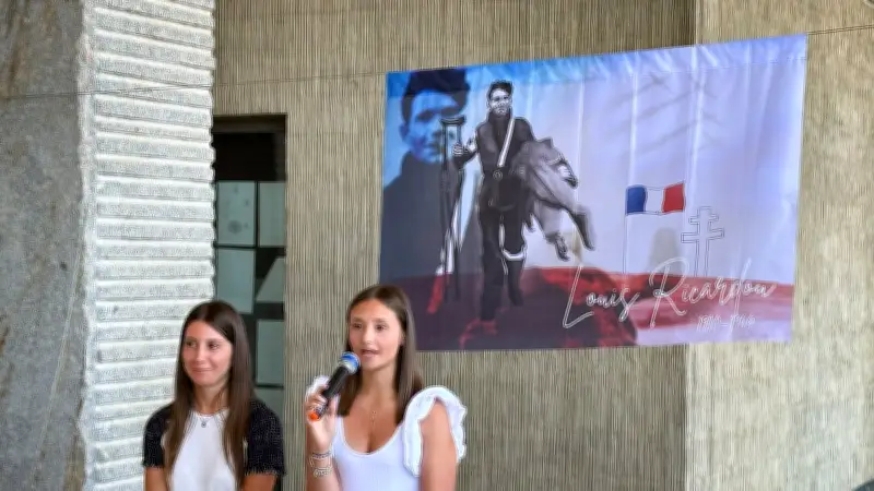 Hommage à Louis Ricardou, héros de la Résistance, au lycée Marc-Bloch