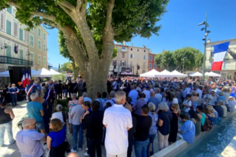 Hommage républicain à Dominique Lain, maire du Luc, décédé à 61 ans