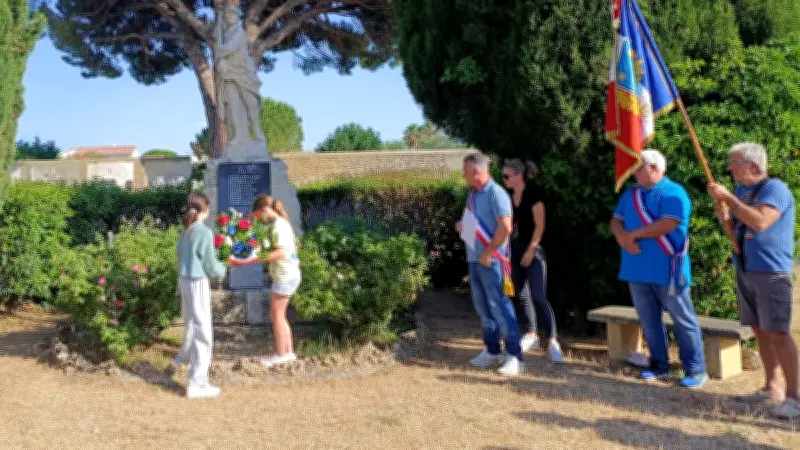 Hommages solennels aux morts pour l'Indochine à Valergues