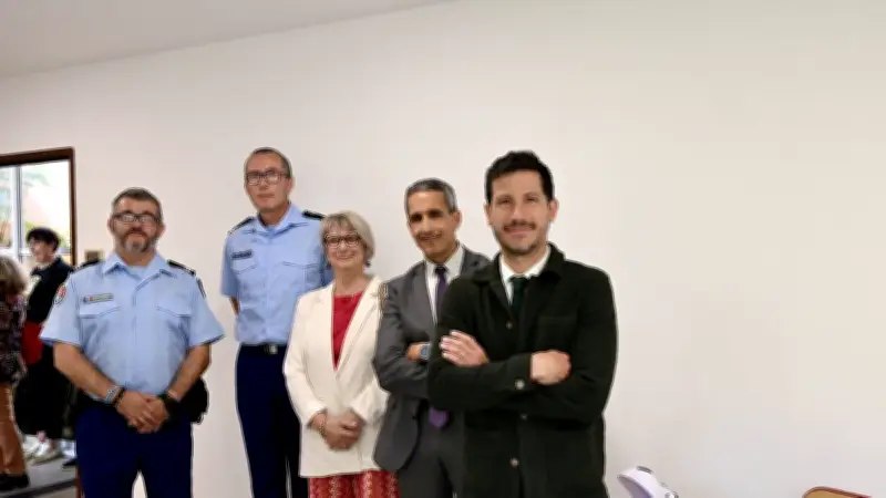 Inauguration de la salle d'audition Mélanie à Rousson