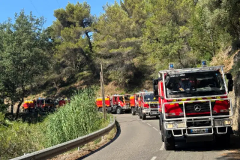Incendie de Colomars : l'attaque massive des pompiers a sauvé les habitations