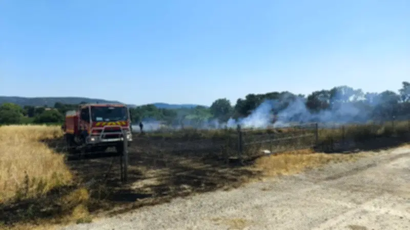Incendie à Montbazin maîtrisé en moins d'une heure par les pompiers