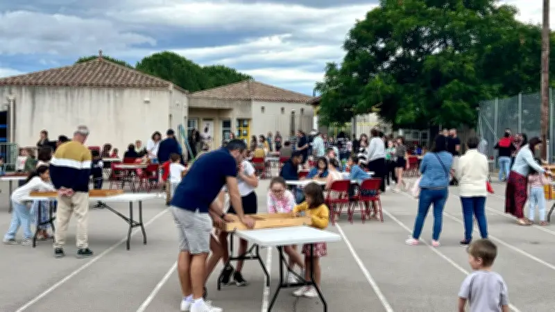 Kermesse de l'école des Oliviers à Ceyras le 27 juin