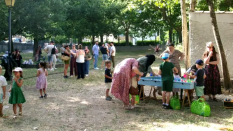 Kermesse unifiée des écoles à Anduze : jeux, clown et repas partagé