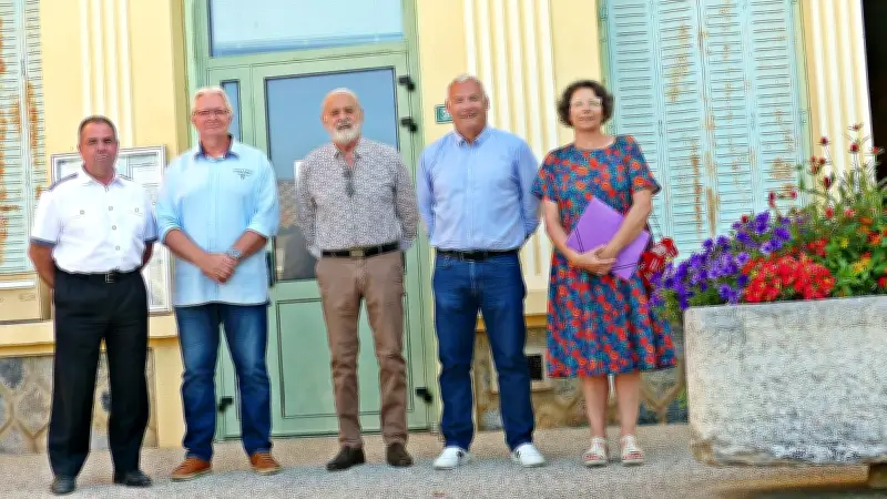 Kléber Mesquida à Roquebrun : dialogue et projets pour l'avenir