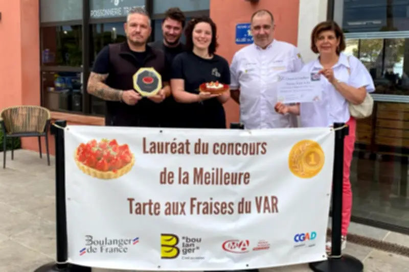 La tarte aux fraises de la Maison David à Hyères remporte le concours du Var