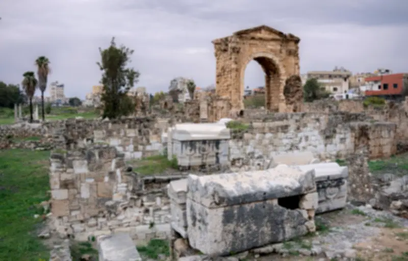 Les ruines antiques de Tyr endommagées par des frappes israéliennes