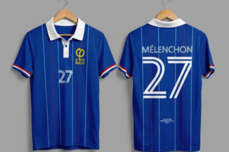 LFI lance un maillot aux couleurs des Bleus pour soutenir Mélenchon