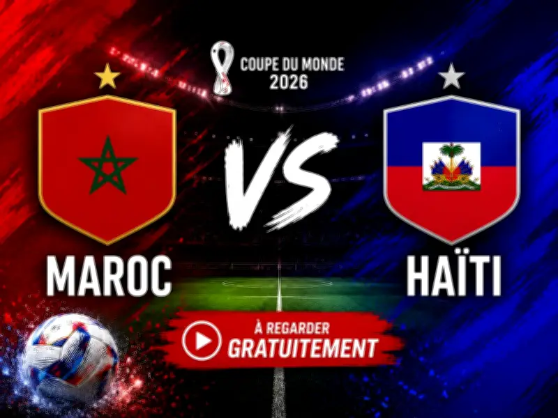 Maroc-Haïti : chaînes diffusant le match gratuitement