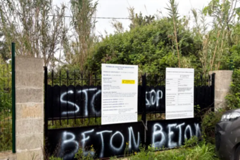 Mobilisation contre un projet immobilier de 140 logements aux Salins à Hyères