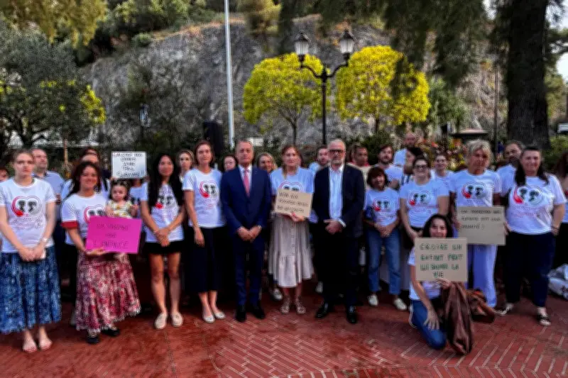 À Monaco, un rassemblement pacifique contre les violences faites aux enfants