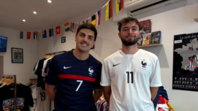 Montpellier : la boutique de maillots vintage Vista cartonne avant le Mondial