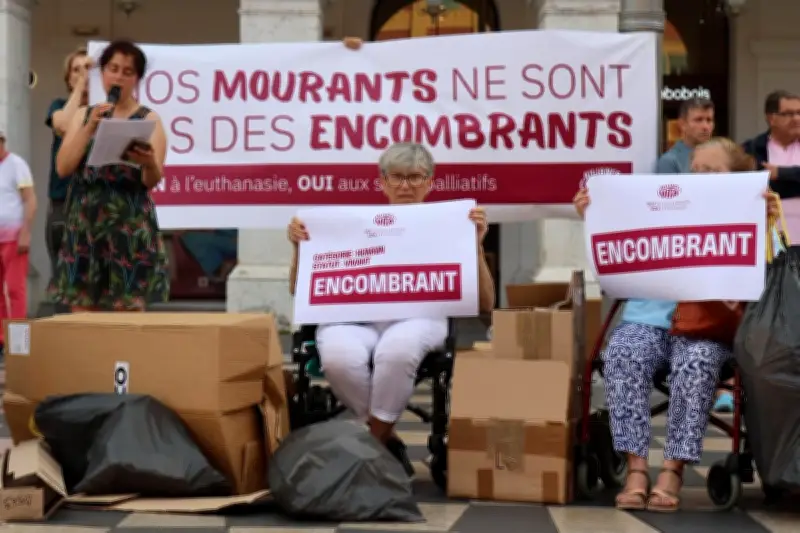 Nice : 60 personnes contre la loi sur la fin de vie