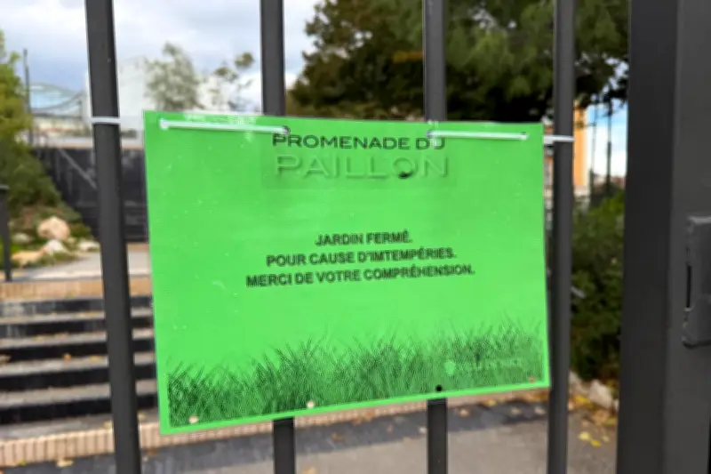 Nice ferme parcs, jardins et cimetières après une alerte orange aux orages