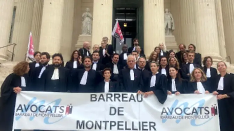 Nouvelle mobilisation des avocats montpelliérains contre la réforme Darmanin