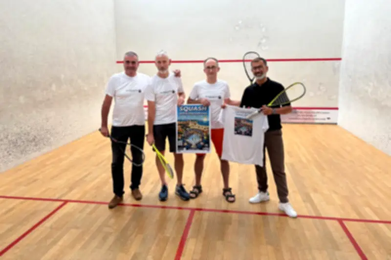 Open Antibes de Squash : un court vitré pour un rayonnement international
