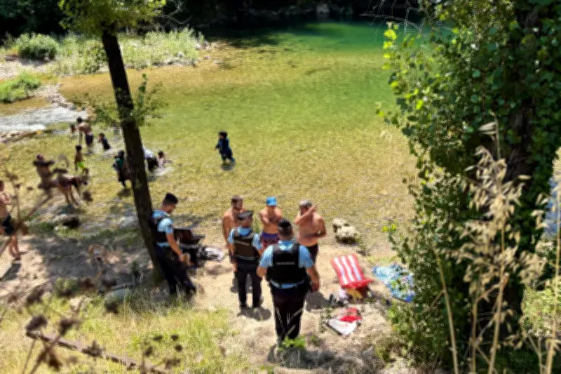 Opération gendarmerie sur la Siagne avant l'été : baignade interdite